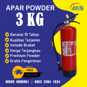 APAR 3 Kg Powder - Supplier Tabung APAR