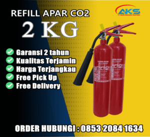 Harga Isi Ulang / Refill APAR CO2 (Carbon Dioxide) 2 Kg