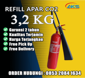 Isi Ulang APAR 3,2 Kg Co2 Refill Alat Pemadam Api