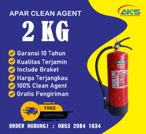 Jual APAR 2 Kg Clean Agent